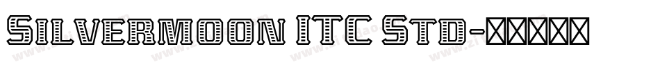 Silvermoon ITC Std字体转换